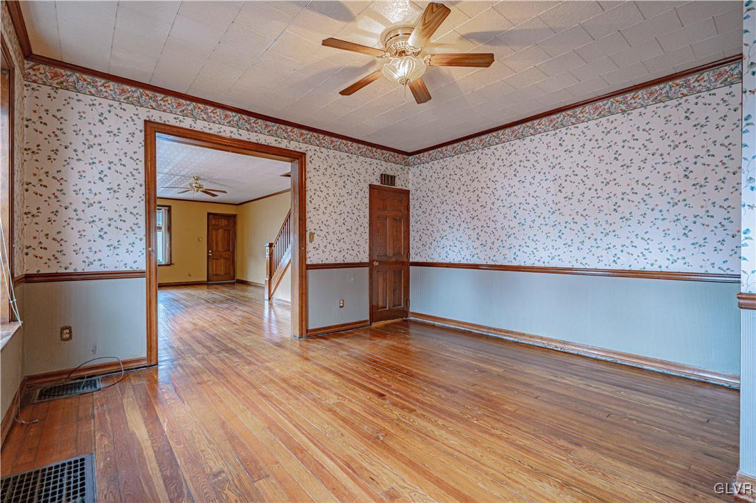 353 Hanover Street Bethlehem, PA 18018 - Photo 9 of 38 wooden floor in an empty room with a window