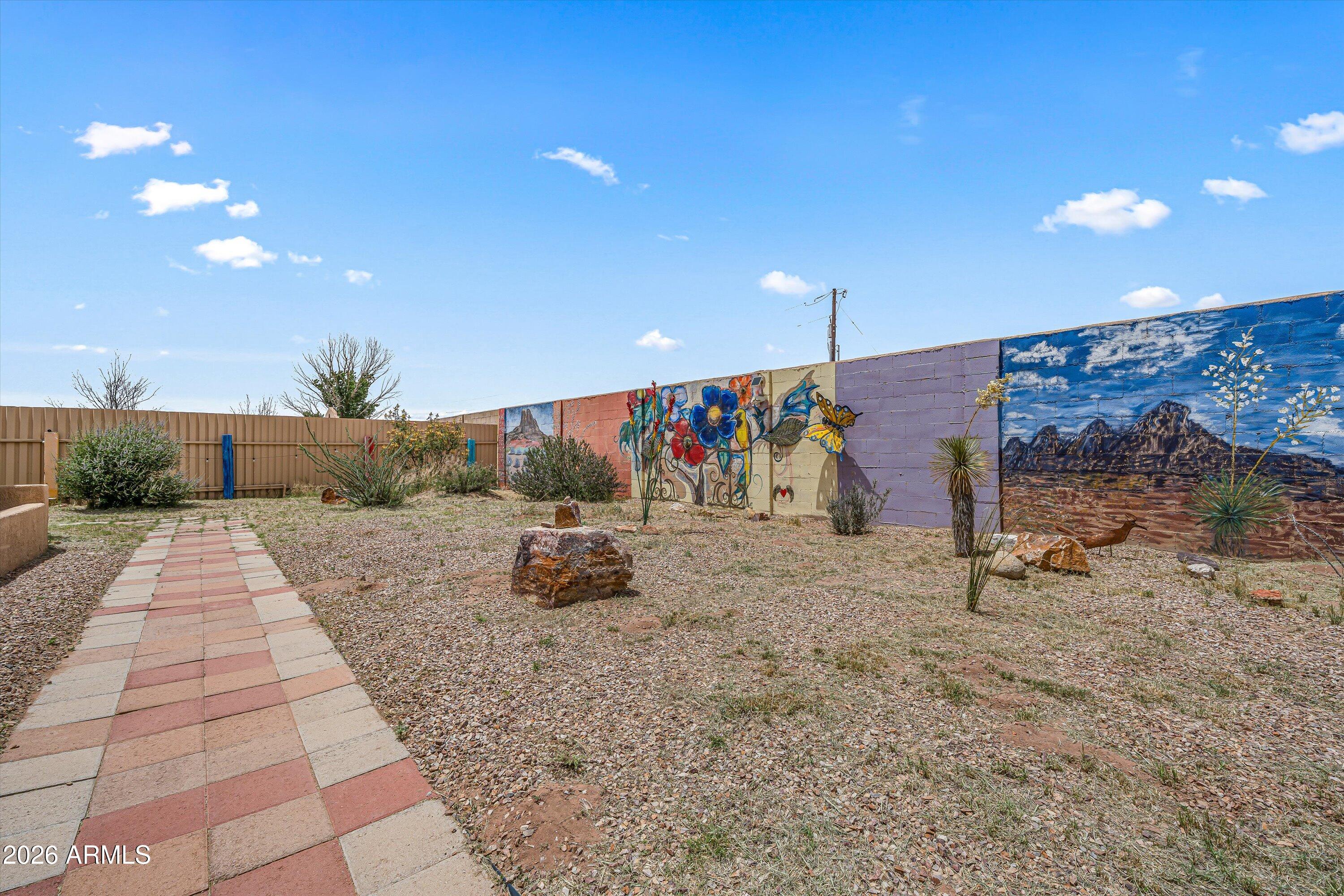 3661 East Antelope Road Pearce, AZ 85625 - Photo 37 of 52 52-Courtyard Murals