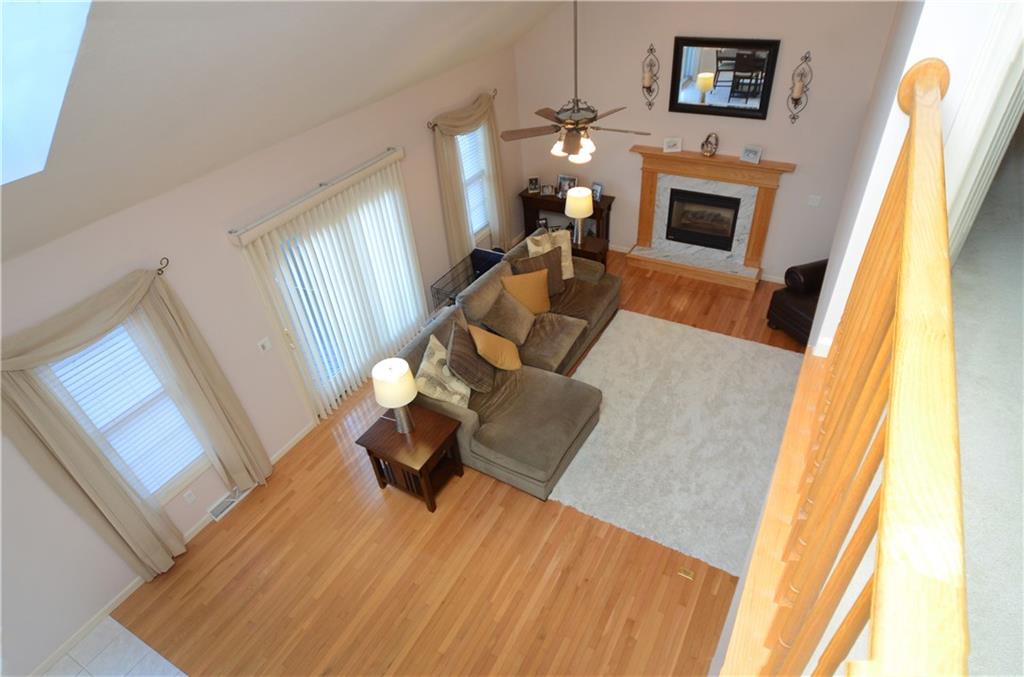4000 Oak Point Circle McKees Rocks, PA 15136 - Photo 8 of 25 Loft from Upper Level overlooks first floor family room and dining rooms.