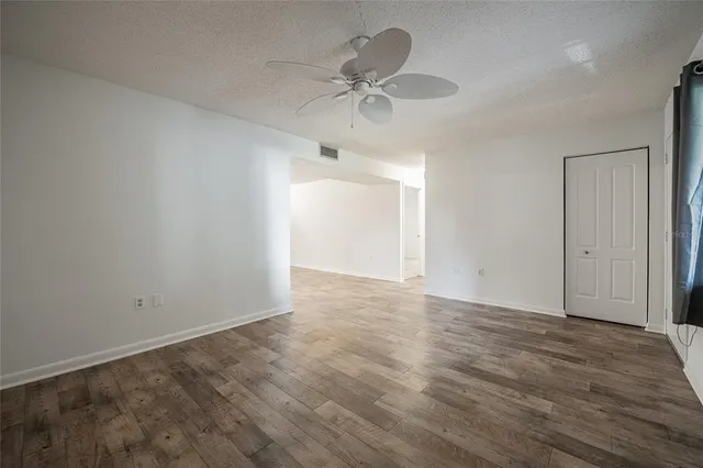 wooden floor in an empty room