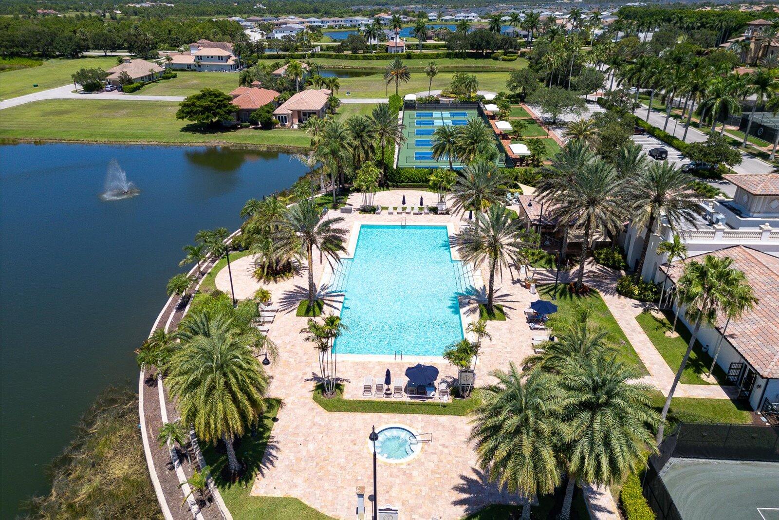 109 Southeast Rio Palermo Port St. Lucie, FL 34984 - Photo 6 of 8 an aerial view of residential houses with outdoor space and lake view