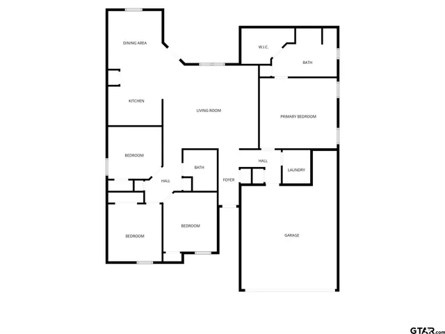 a house with a outdoor space