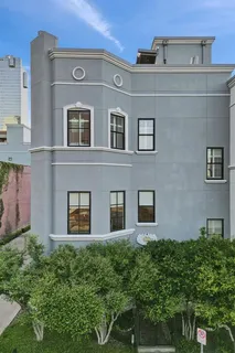 a large building with a large windows