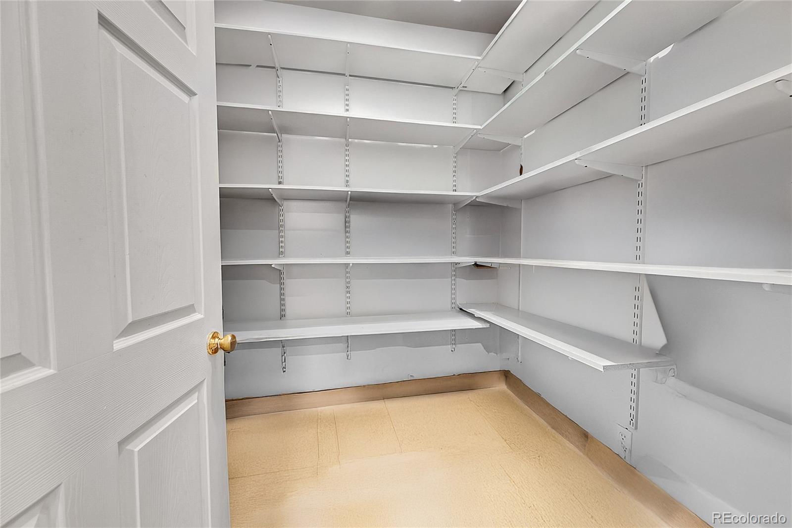 1352 Pennsylvania Street, Unit 2 Denver, CO 80203 - Photo 23 of 45 a view of walk in closet with empty racks