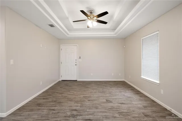 wooden floor in an empty room