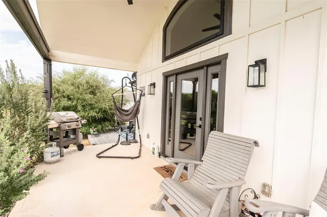 a view of a lake with houses