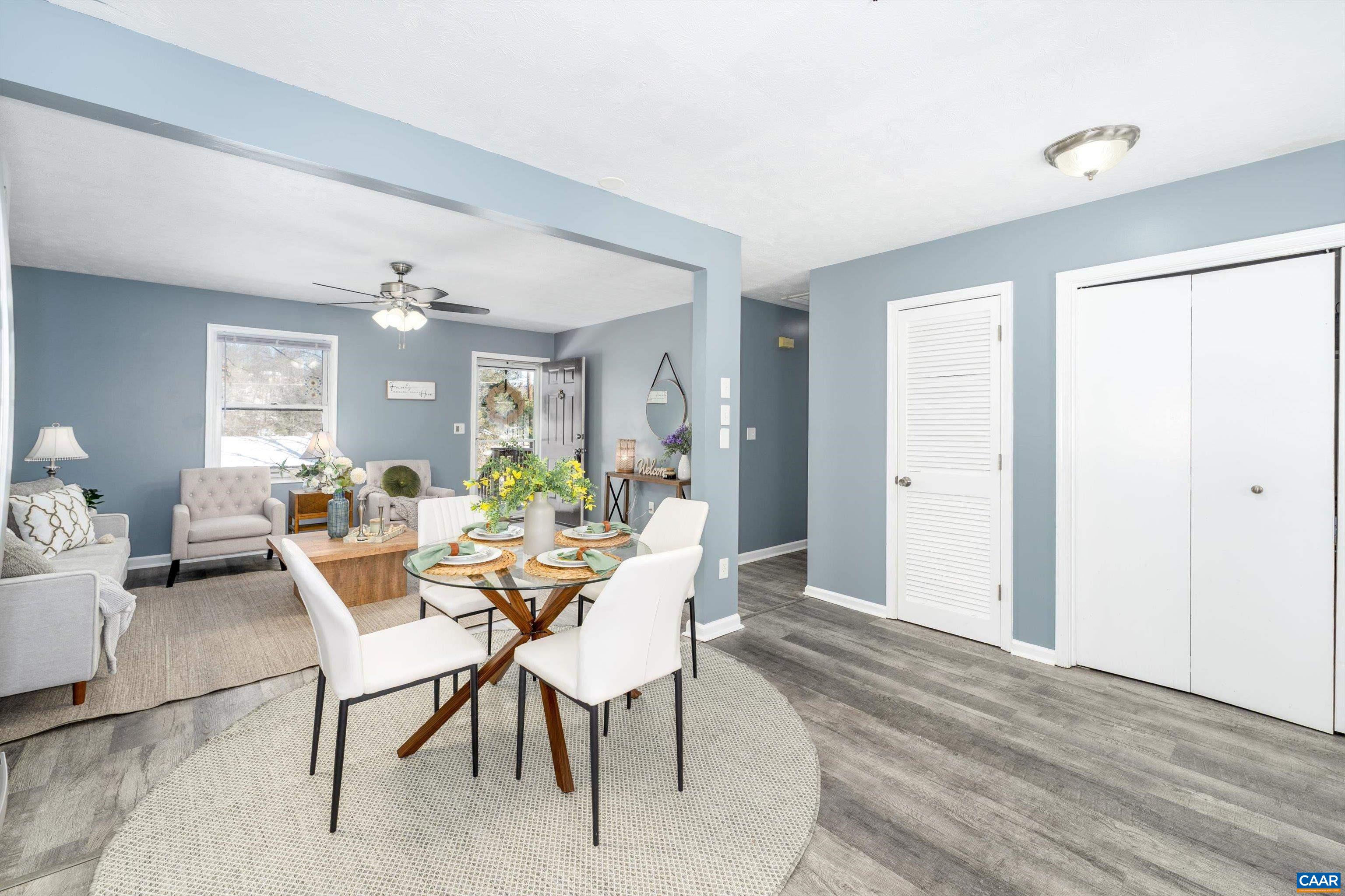 1424 B Street Waynesboro, VA 22980 - Photo 12 of 32 a view of a dining room with furniture window and wooden floor