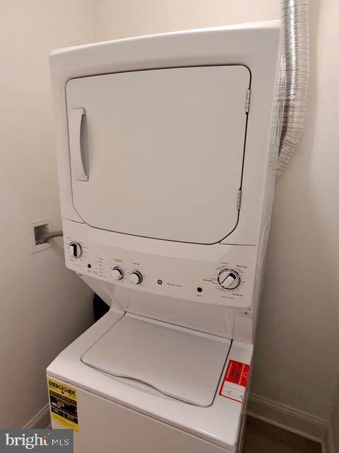 317 Decatur Street Northwest, Unit 4 Washington, DC 20011 - Photo 19 of 19 a utility room with dryer and washer