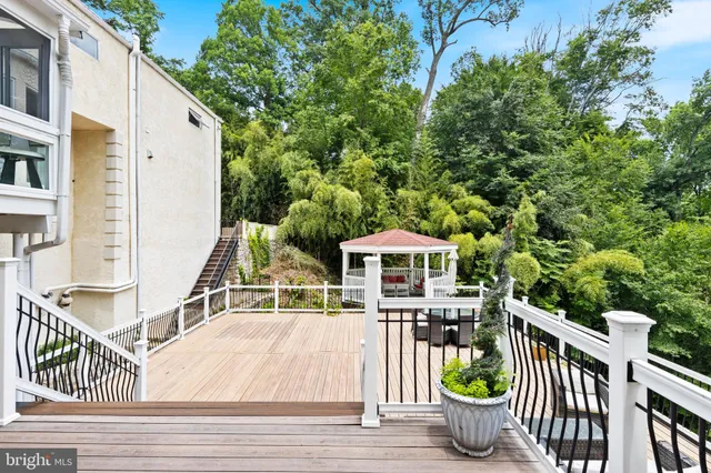 a view of a roof deck