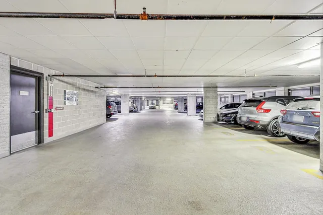 a view of car garage