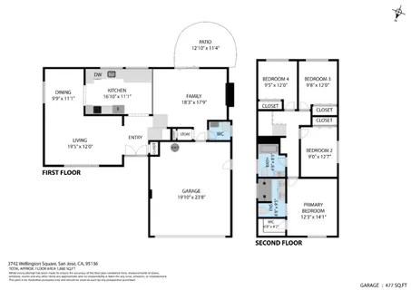 $1,798,000 | 3742 Wellington Square, San Jose, CA 95136