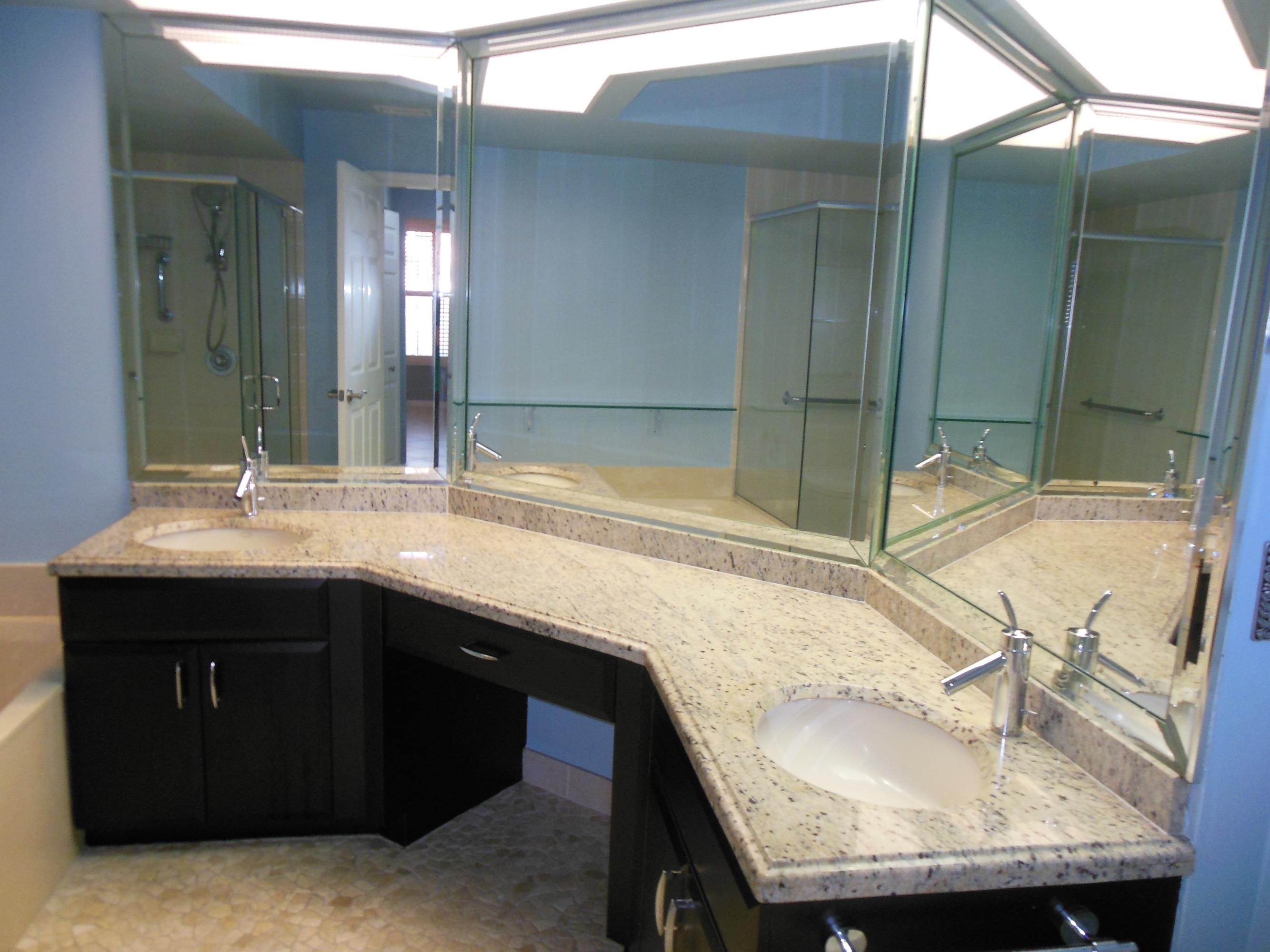 5780 Coach House Circle, Unit A Boca Raton, FL 33486 - Photo 11 of 37 Updated Master Bathroom