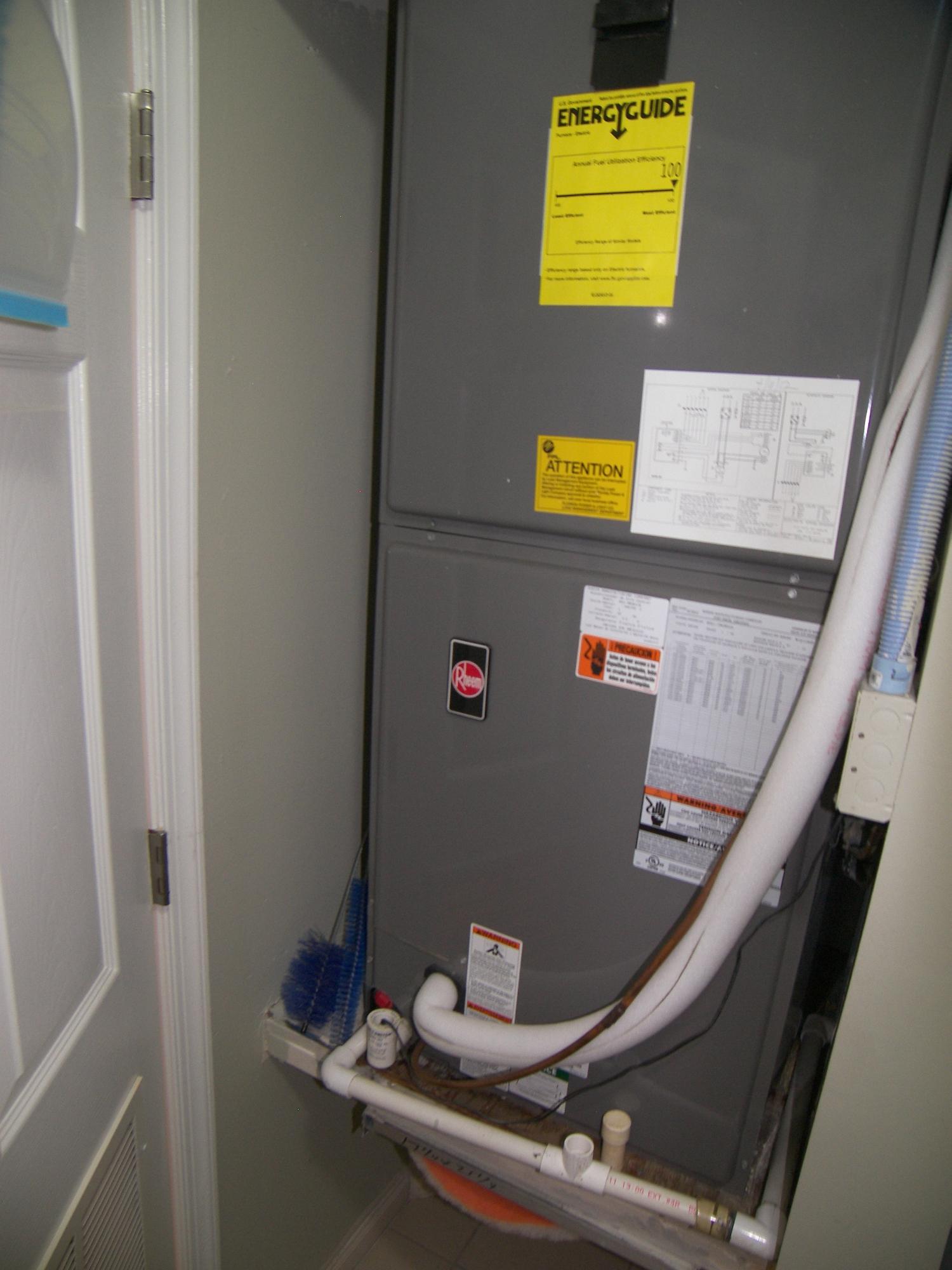 5780 Coach House Circle, Unit A Boca Raton, FL 33486 - Photo 29 of 37 Rheem Air Handler - 2012