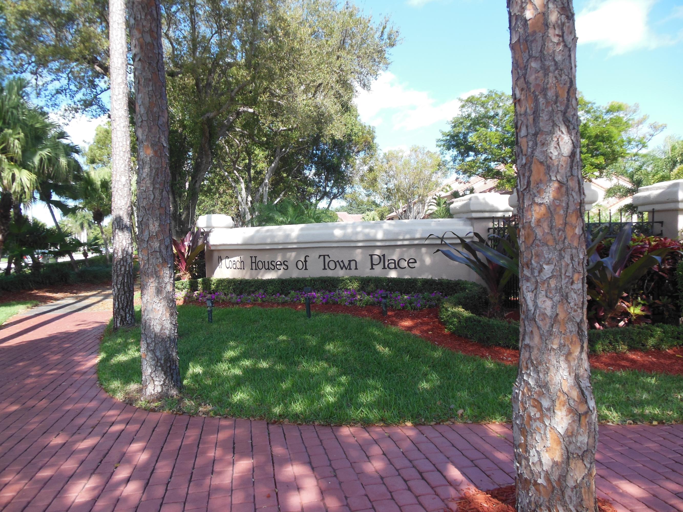 5780 Coach House Circle, Unit A Boca Raton, FL 33486 - Photo 33 of 37 Coach Houses Town Place Entrance