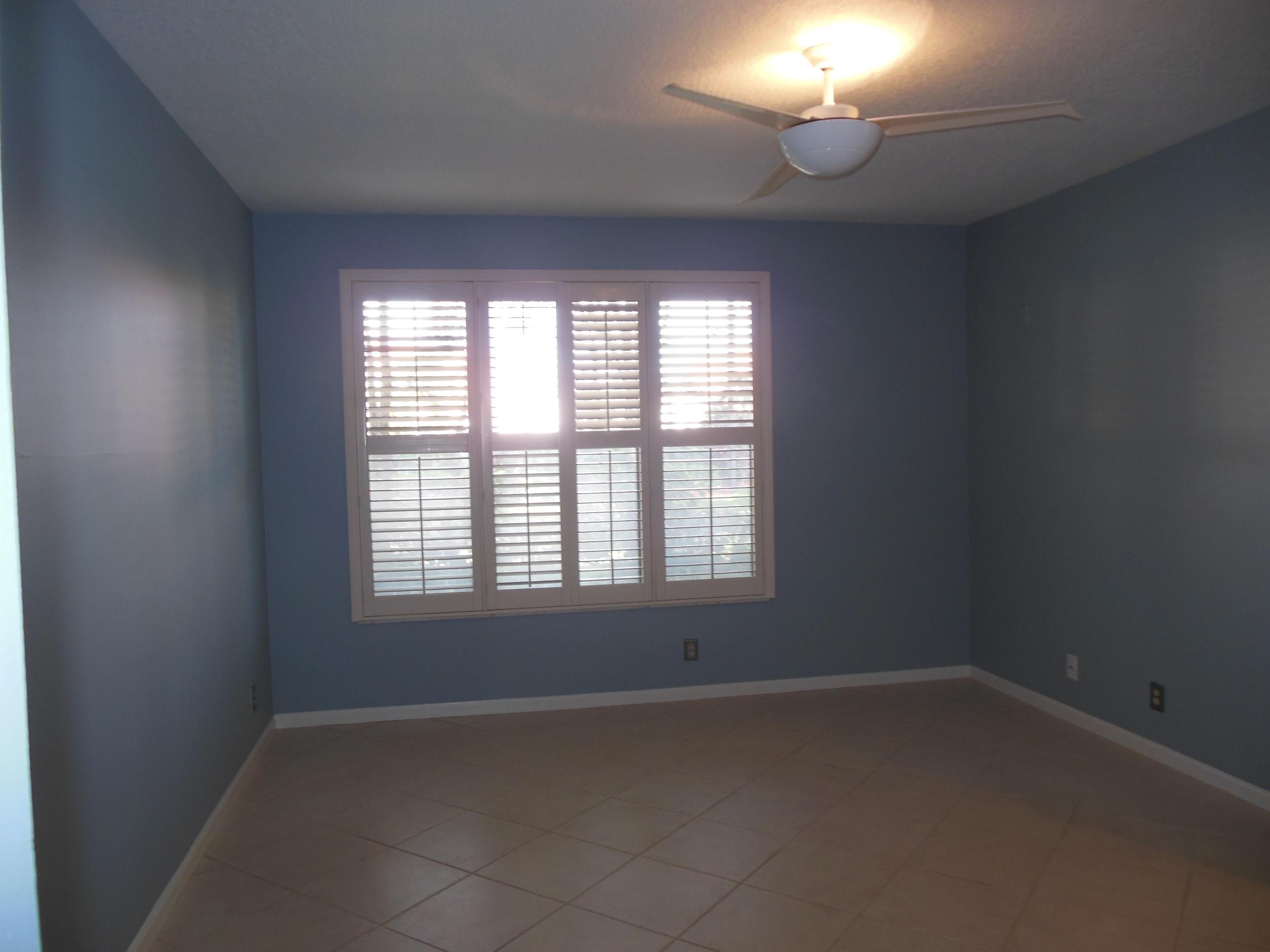 5780 Coach House Circle, Unit A Boca Raton, FL 33486 - Photo 10 of 37 Master Bedroom w/plantation blinds