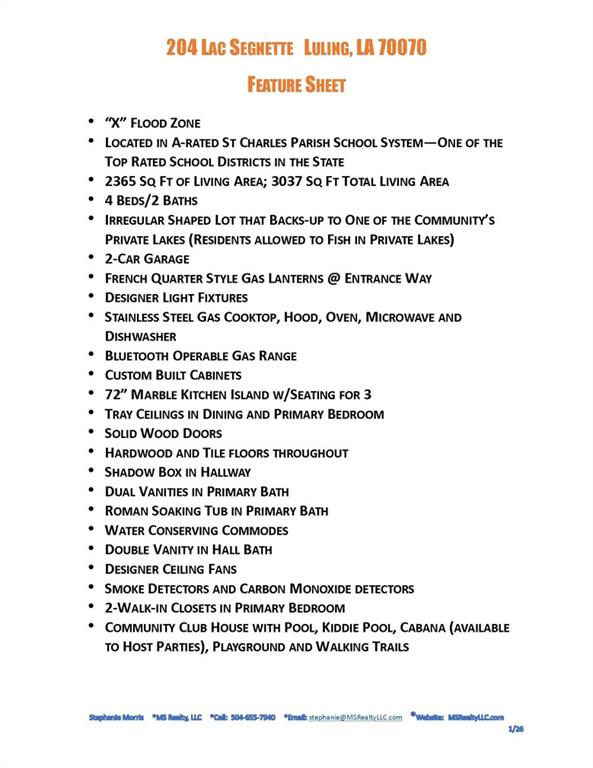 204 Lac Segnette Drive Luling, LA 70070 - Photo 34 of 34