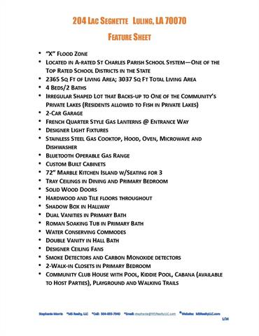 204 Lac Segnette Drive Luling, LA 70070 - Photo 34 of 34