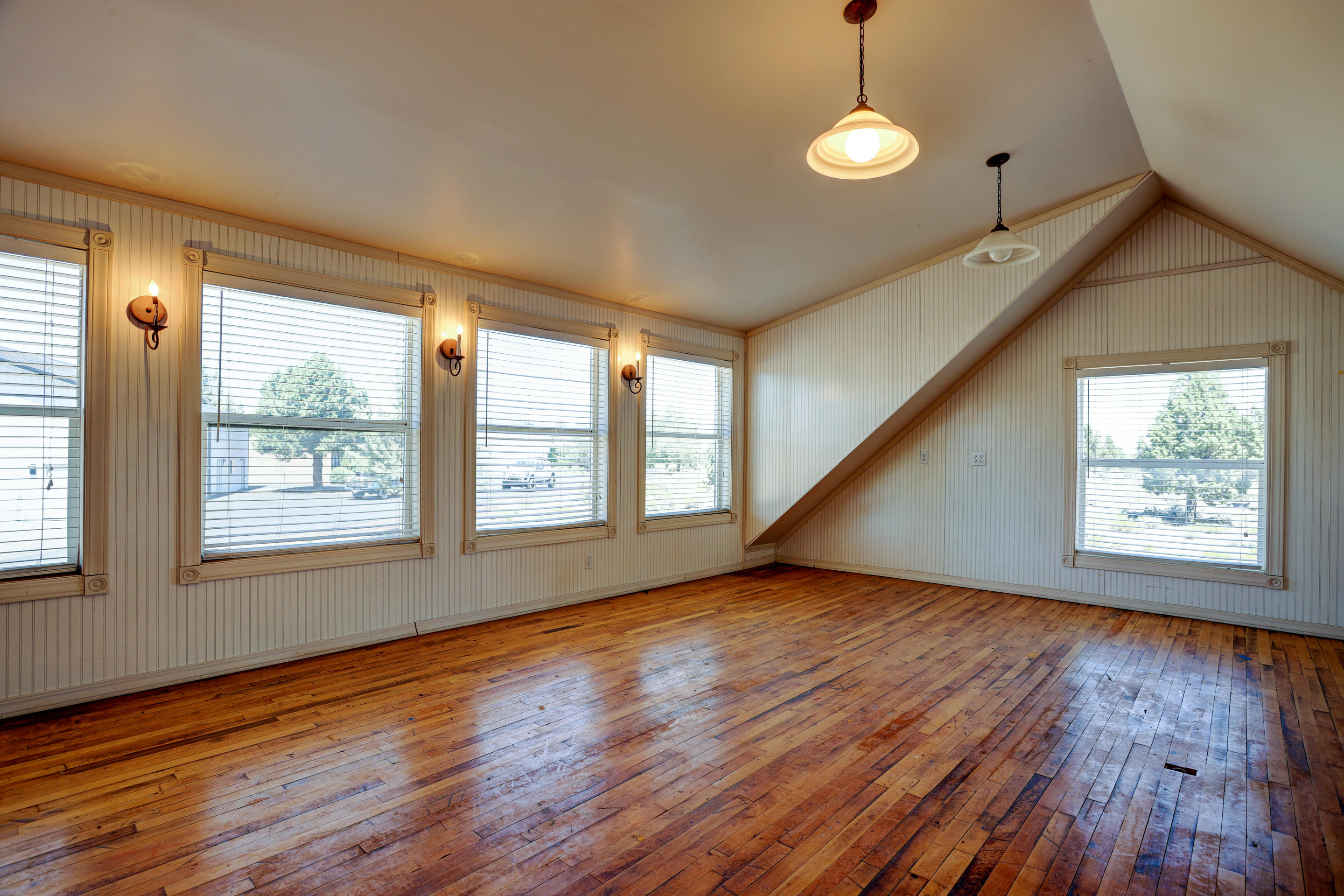 61415 Gosney Road Bend, OR 97702 - Photo 40 of 47 a view of an empty room wooden floor and window