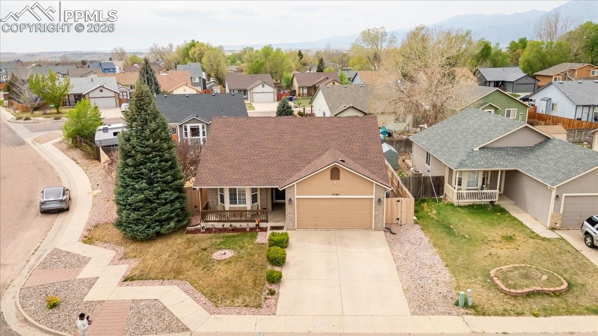 4780 Brant Road Colorado Springs, CO 80911 - Photo 2 of 49 Aerial view of front of home