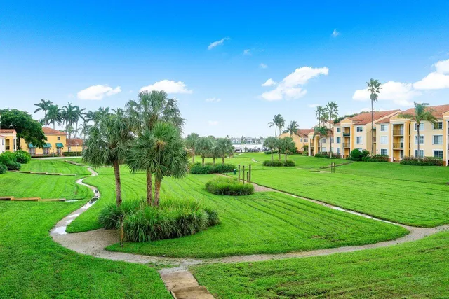 a view of a green field