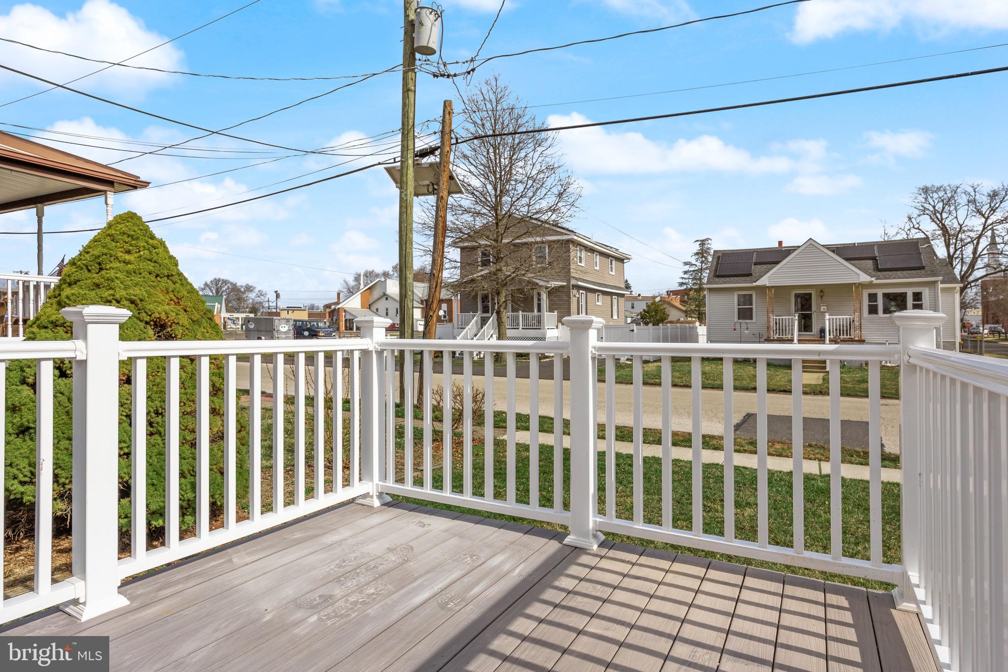 42 Spruce Avenue Maple Shade, NJ 08052 - Photo 4 of 27 a view of a balcony with a potted plant