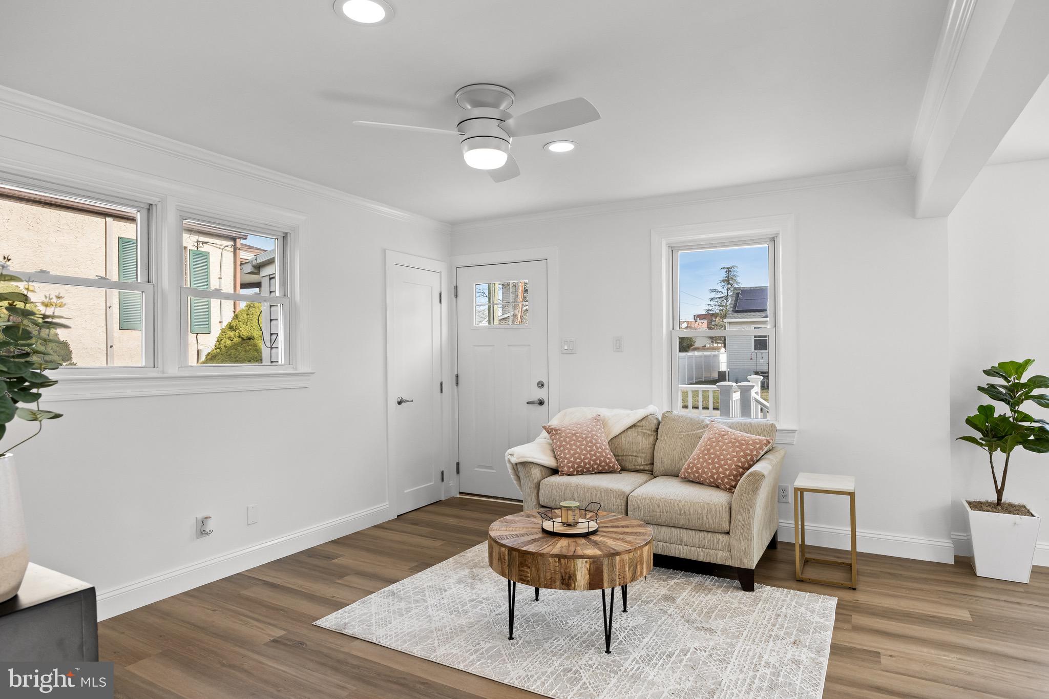 42 Spruce Avenue Maple Shade, NJ 08052 - Photo 6 of 27 a living room with furniture and wooden floor
