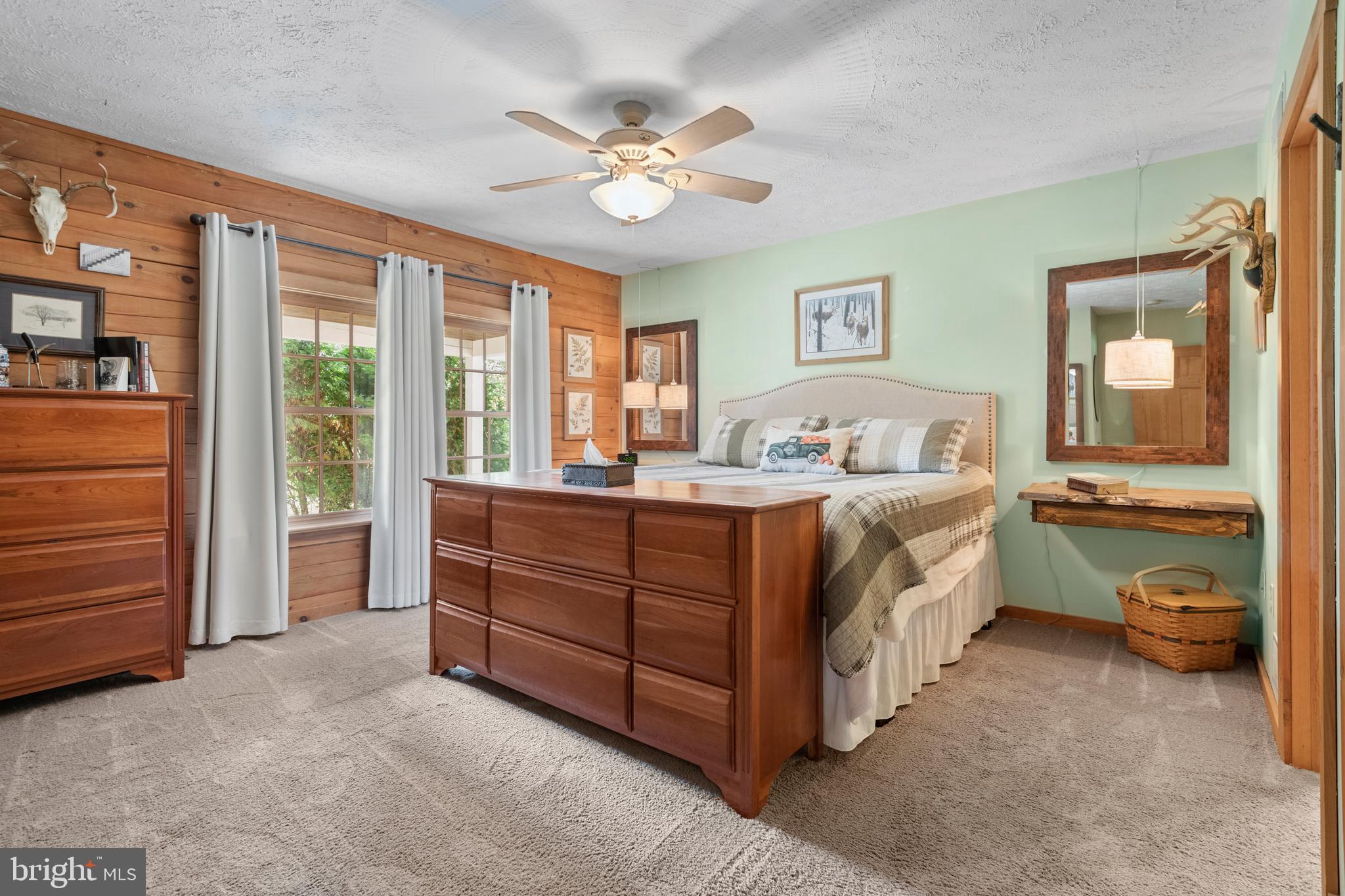 1967 Pinetown Road Wellsville, PA 17365 - Photo 20 of 58 a bedroom with a bed and a large window with the outer view