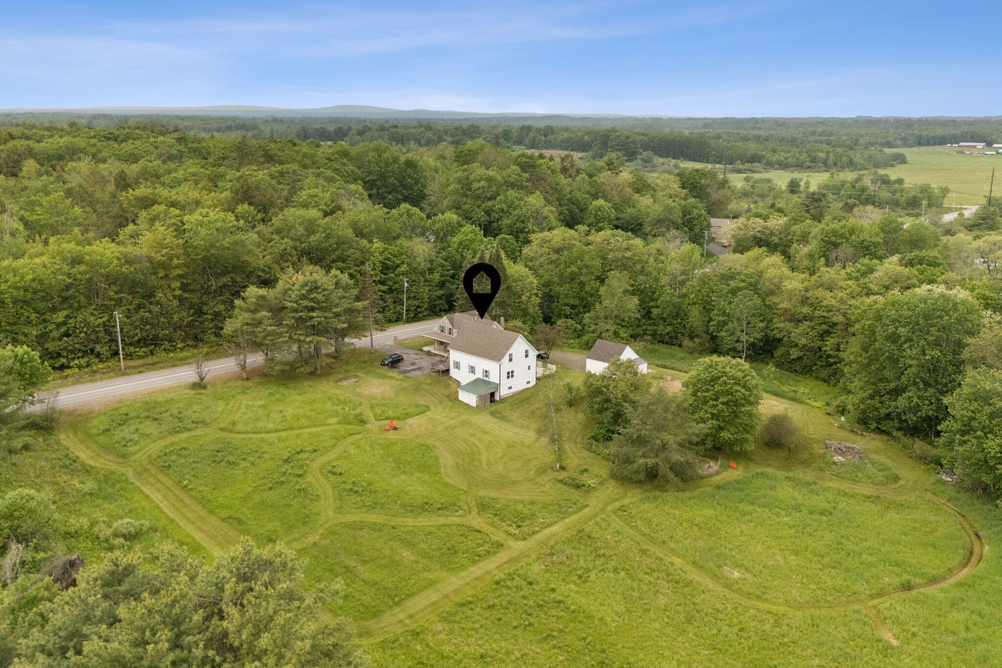 1228 Long Plains Road Buxton, ME 04093 - Photo 80 of 92 Aerial view