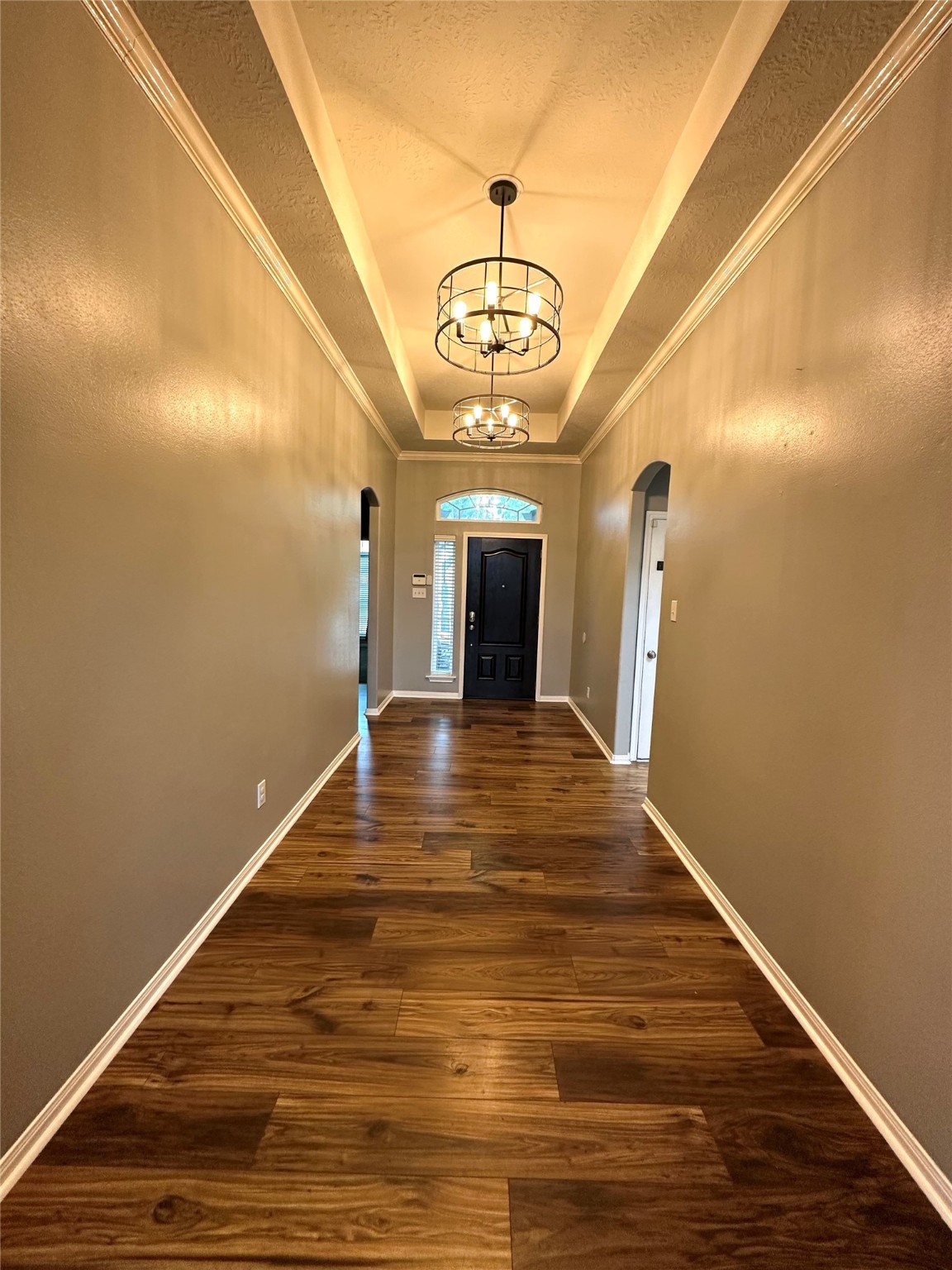 20235 Concord Hill Drive Cypress, TX 77433 - Photo 14 of 27 a view of a hallway with wooden floor