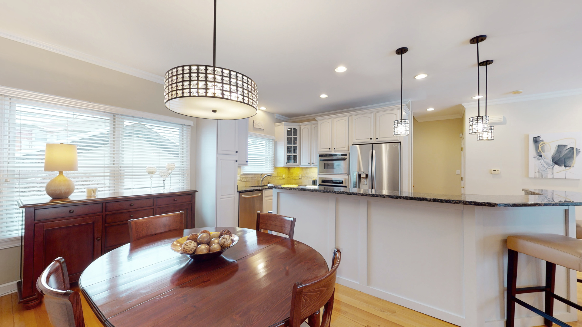 S564 Old York Road Elmhurst, IL 60126 - Photo 8 of 41 a kitchen with stainless steel appliances dining table and chairs