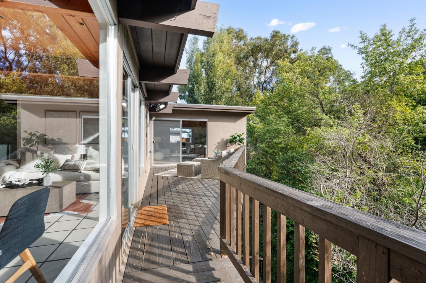 5 La Mancha Place Millbrae, CA 94030 - Photo 29 of 72 a view of a balcony with wooden floor
