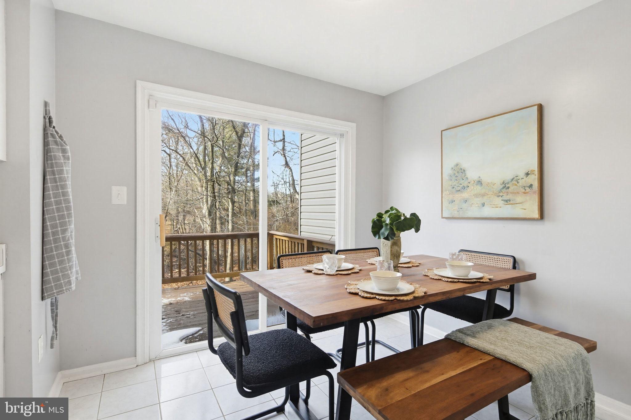 2220 Commissary Circle Odenton, MD 21113 - Photo 12 of 30 Bright dining space with serene outdoor view.