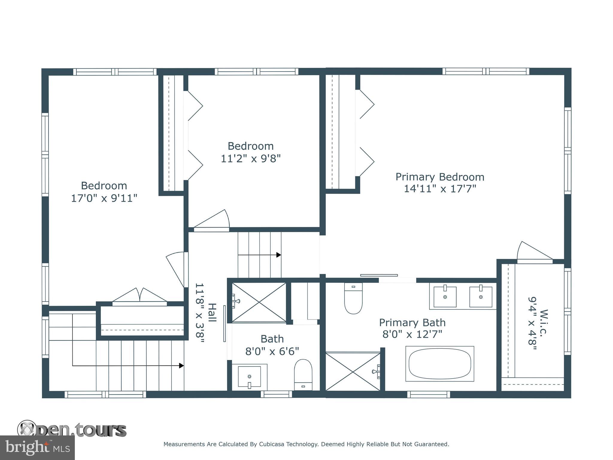 1734 Hametown Road Glen Rock, PA 17327 - Photo 4 of 40 Floor Plan - 2nd & 3rd Level. Front is to the left