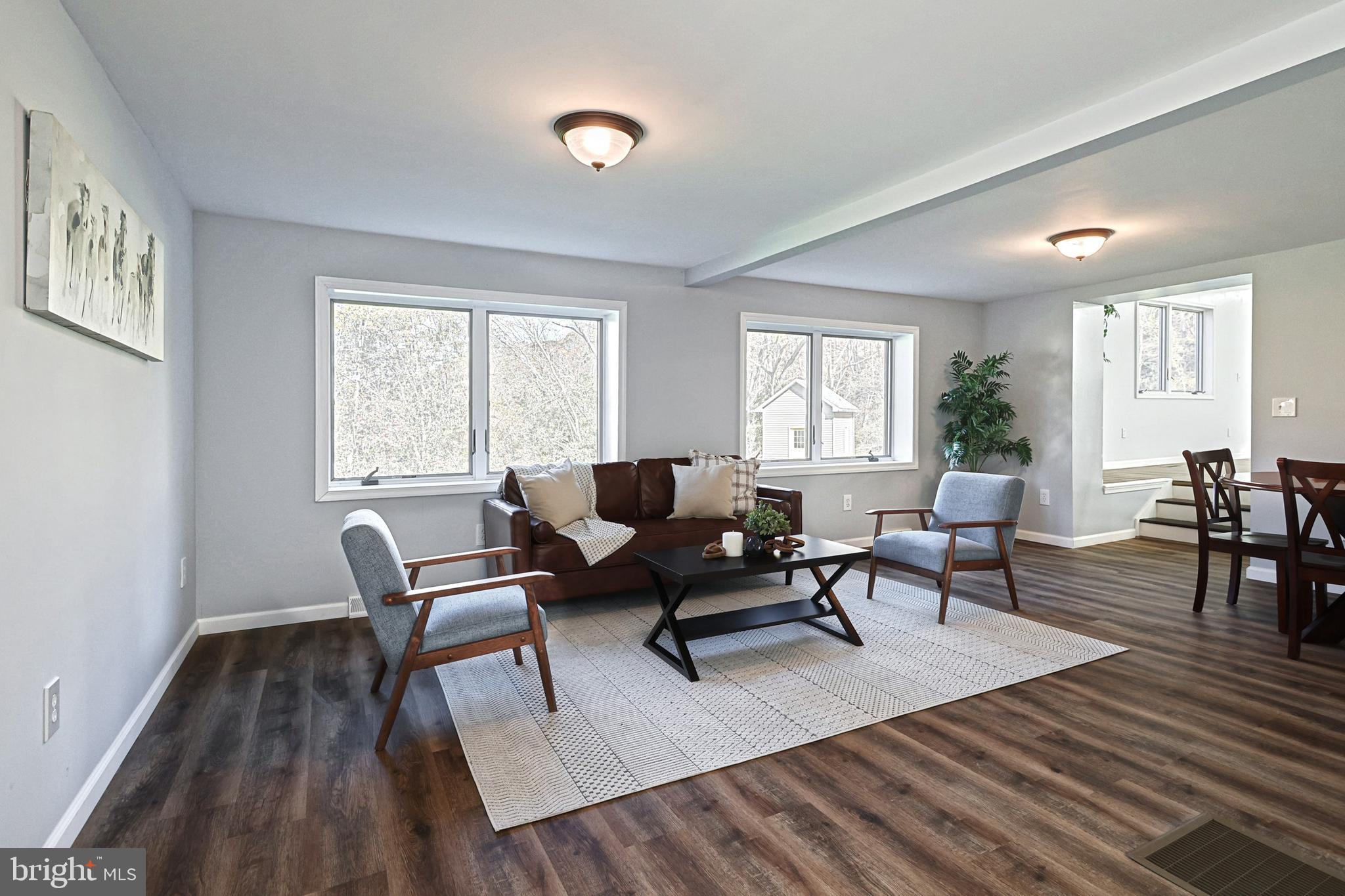 1734 Hametown Road Glen Rock, PA 17327 - Photo 9 of 40 View of family room from the foyer. Lg. windows.