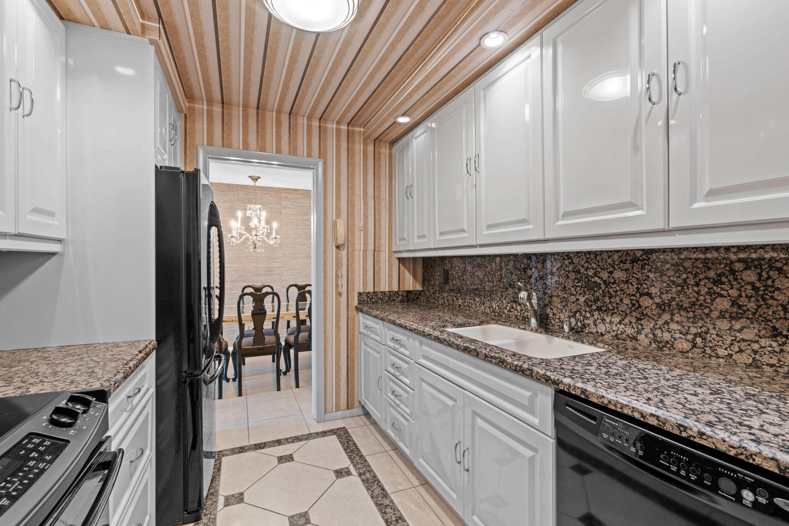 2121 North Ocean Boulevard, Unit 1604E Boca Raton, FL 33431 - Photo 16 of 48 Kitchen