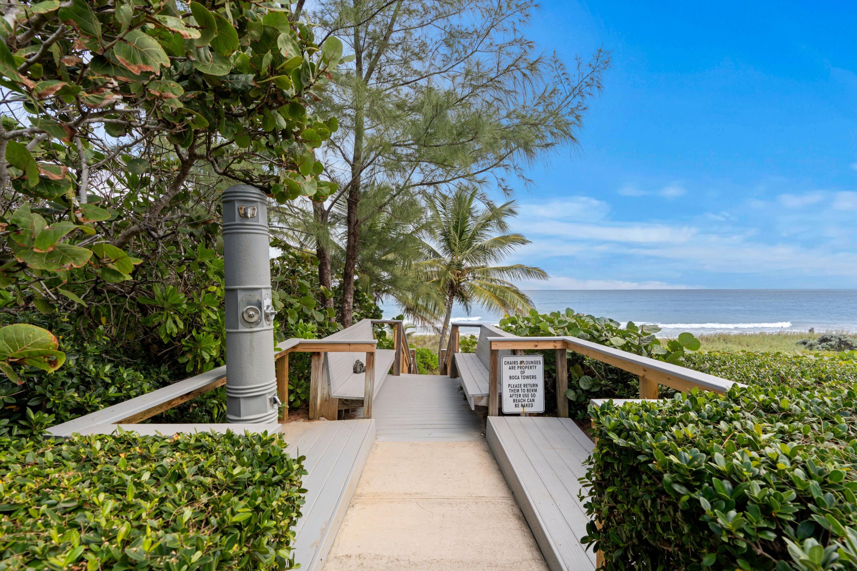 2121 North Ocean Boulevard, Unit 1604E Boca Raton, FL 33431 - Photo 24 of 48 Beach Access