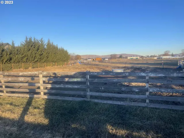 a view of an outdoor space and mountain view