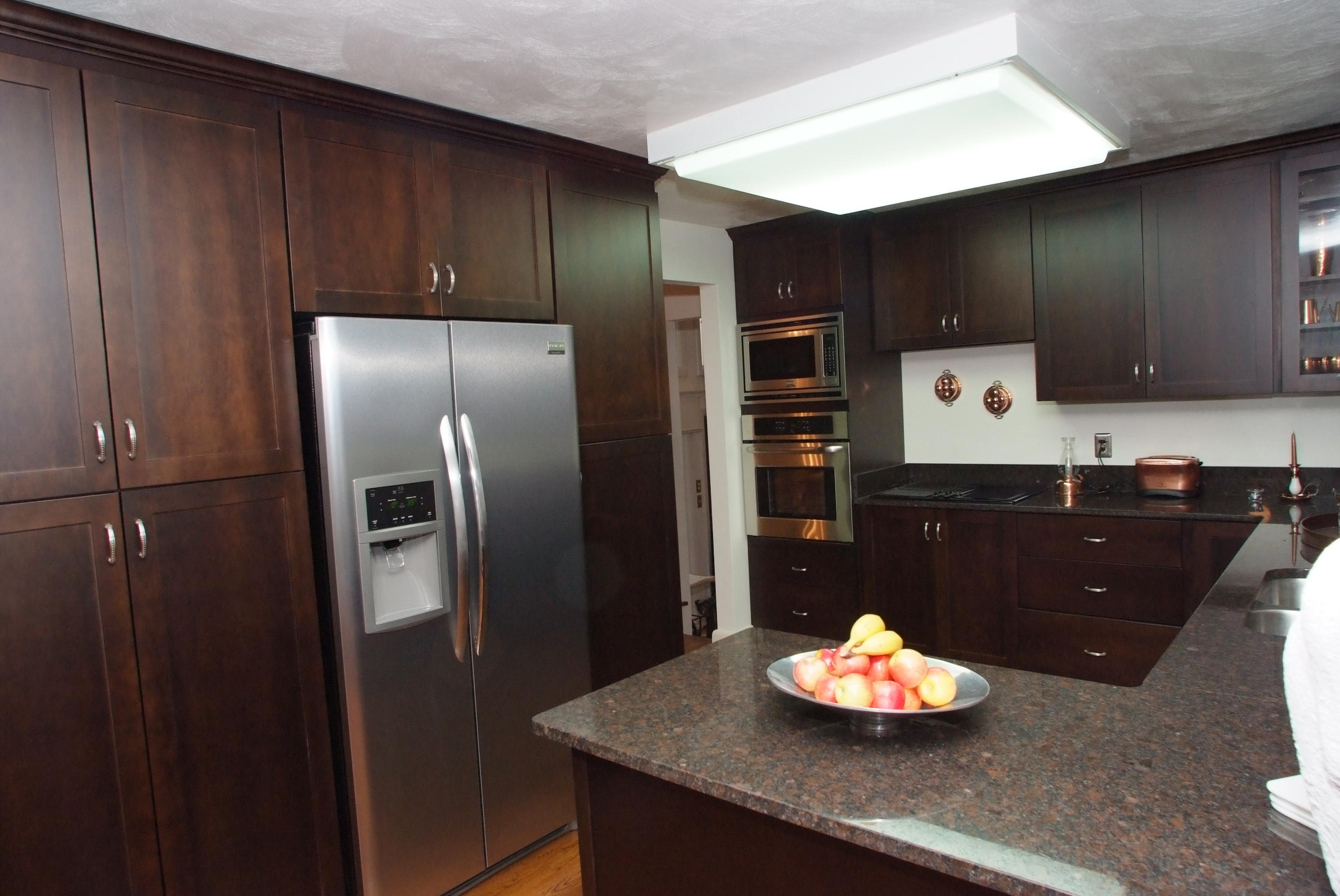 4838 Deerfield Road Southwest Roanoke, VA 24018 - Photo 11 of 26 a kitchen with stainless steel appliances kitchen island granite countertop a refrigerator and stove