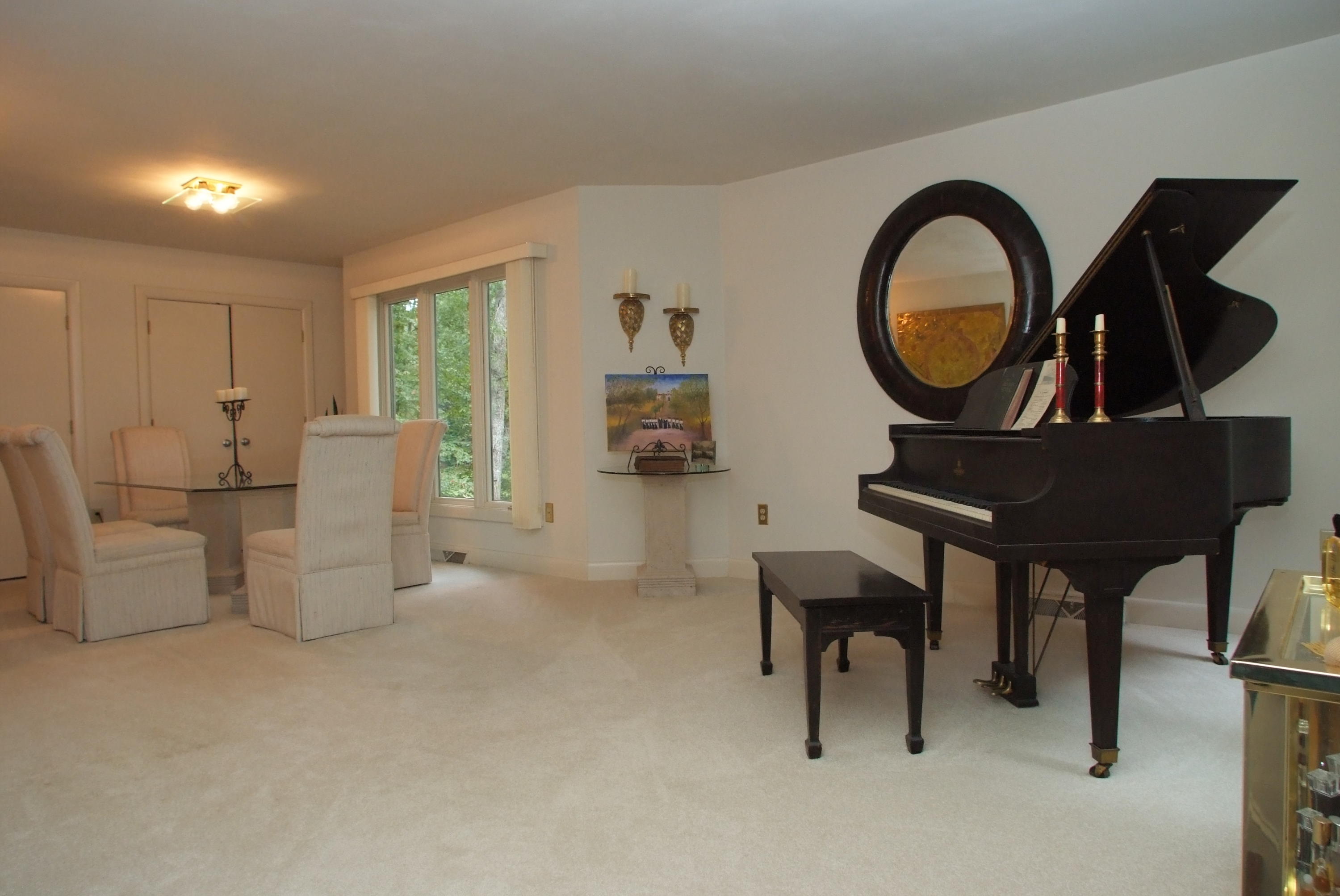 4838 Deerfield Road Southwest Roanoke, VA 24018 - Photo 14 of 26 a living room with furniture and a mirror