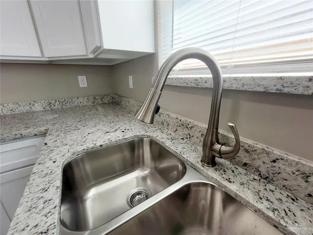a close view of sink