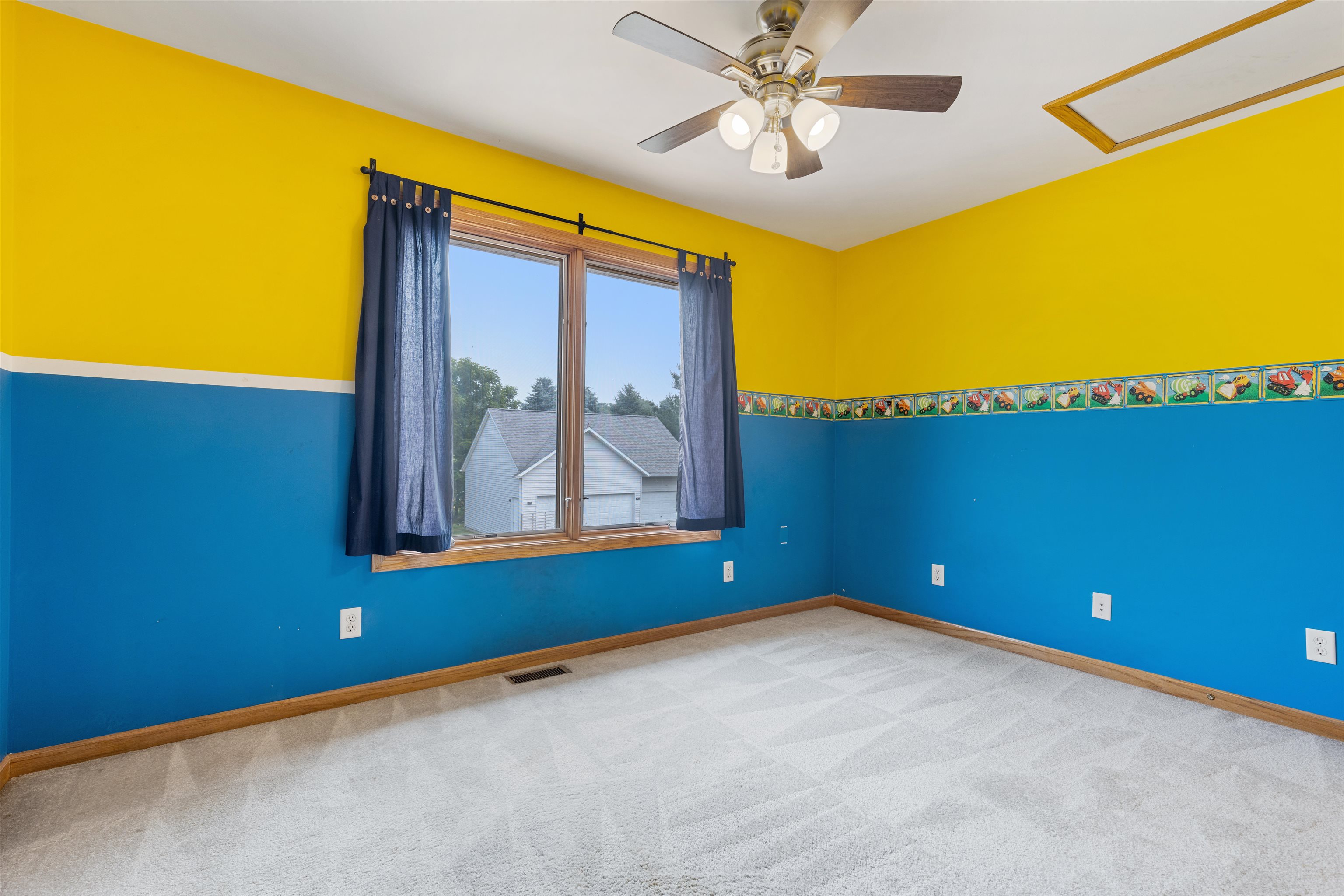 8609 South Rood Road Kingston, IL 60145 - Photo 17 of 39 a view of a room with window and a ceiling fan