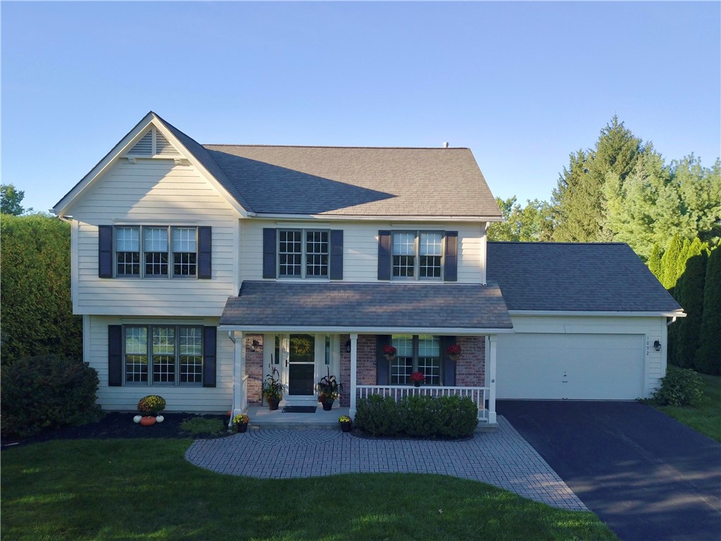 1092 Wickerton Lane Webster, NY 14580 - Photo 2 of 38 Another front view including beautiful paver walkw