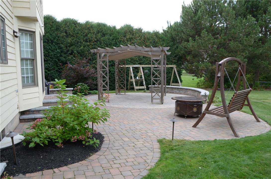 1092 Wickerton Lane Webster, NY 14580 - Photo 26 of 38 Outdoor entertainers' paradise! Wood bench swing