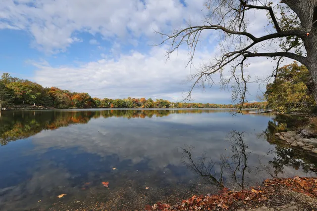a view of a golf course with a play ground
