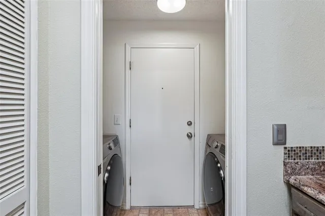 a view of closet area