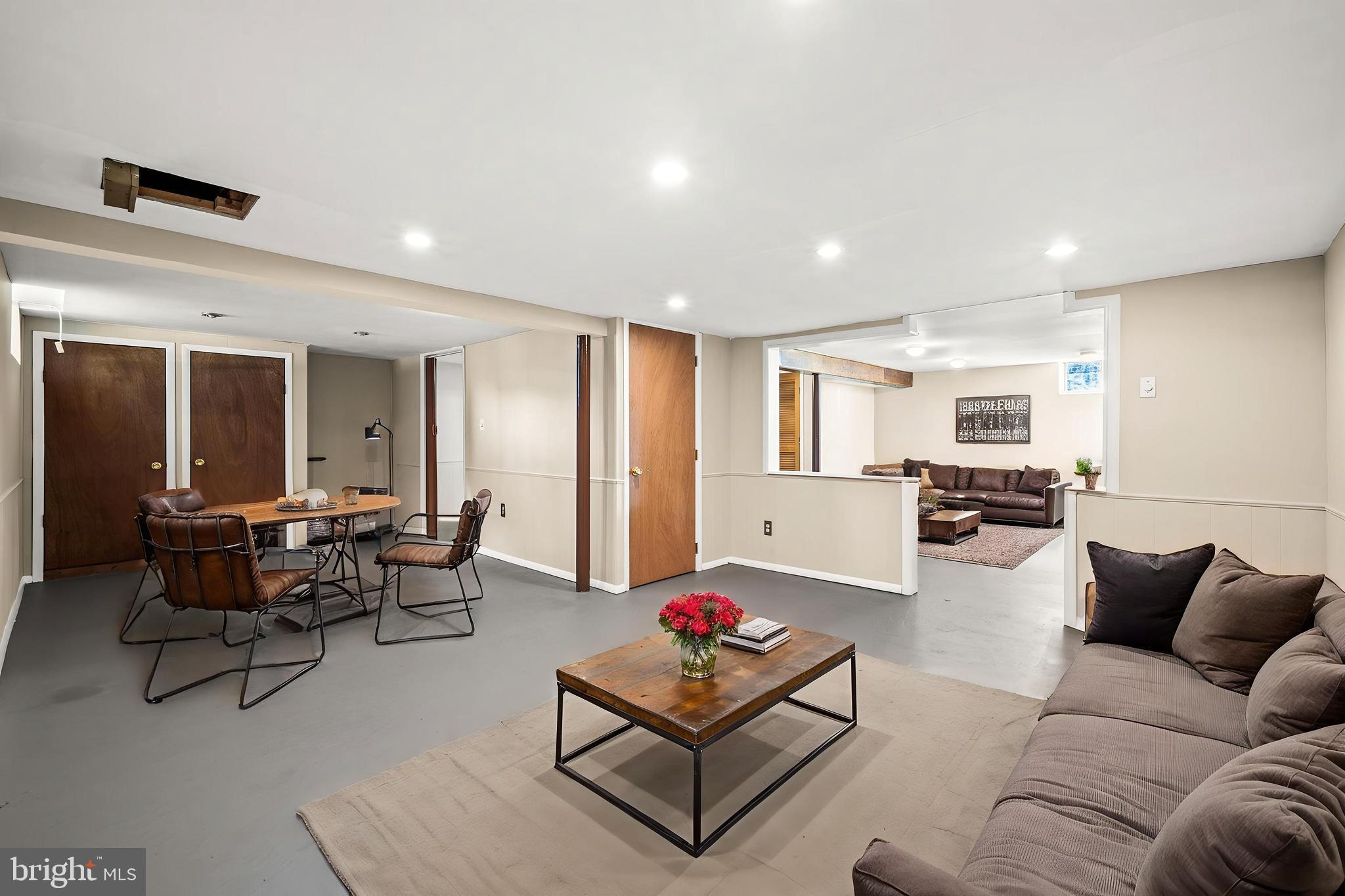 640 South Eagle Road Havertown, PA 19083 - Photo 24 of 31 Basement Rec Room Virtual Staging