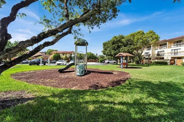 a view of a park with entertaining space