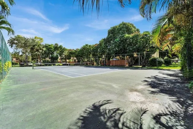 a view of a basketball court