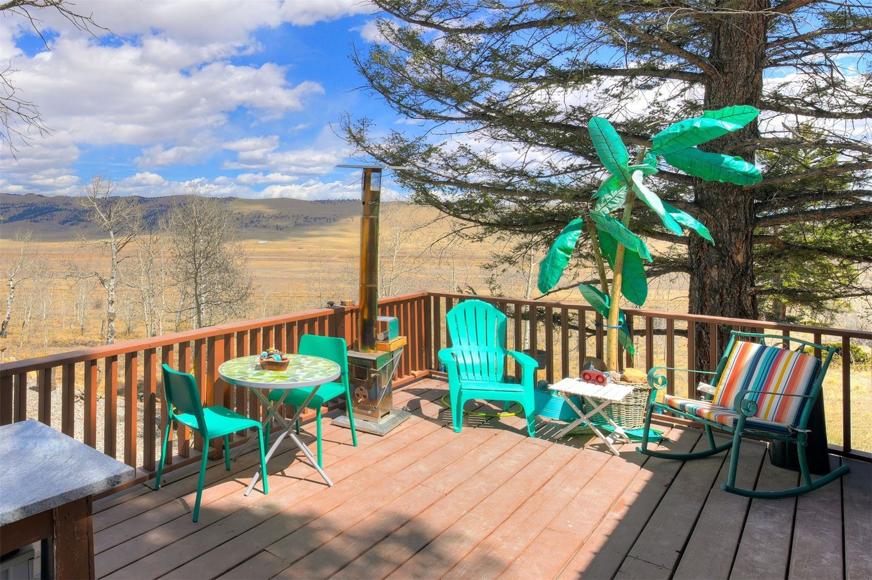 1148 Redhill Road Fairplay, CO 80440 - Photo 5 of 28 Reinecker Ridge and nearby mountains provide a perfect backdrop for morning coffee.