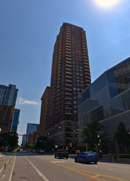 41 East 8th Street, Unit 1702 Chicago, IL 60605 - Photo 1 of 20 a view of a tall building next to a road